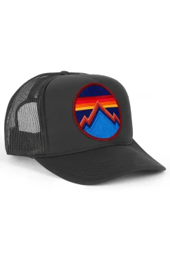 Kid's Trucker Hats | Aviator Nation ALL SEASONS CIRCLE - KIDS VINTAGE FOAM TRUCKER KIDSVINTAGEFOAMTRUCKER