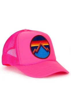 Kid's Trucker Hats | Aviator Nation ALL SEASONS CIRCLE - KIDS VINTAGE FOAM TRUCKER KIDSVINTAGEFOAMTRUCKER