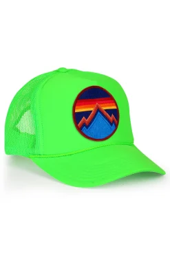 Kid's Trucker Hats | Aviator Nation ALL SEASONS CIRCLE - KIDS VINTAGE FOAM TRUCKER KIDSVINTAGEFOAMTRUCKER