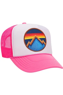 Trucker Hats | Trucker Hats | Aviator Nation ALL SEASONS CIRCLE TRUCKER HAT OneSize/JADE