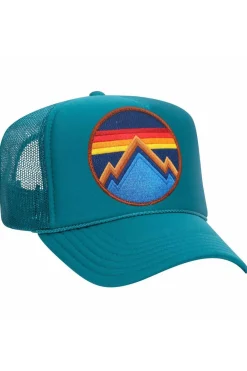 Trucker Hats | Trucker Hats | Aviator Nation ALL SEASONS CIRCLE TRUCKER HAT OneSize/JADE