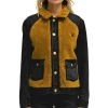 Denim | Denim | Aviator Nation ASPEN SHERPA UNISEX DENIM JACKET - BLACK HONEY BLACKHONEY