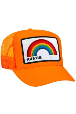 Trucker Hats | Trucker Hats | Aviator Nation AUSTIN RAINBOW TRUCKER HAT