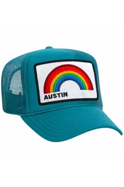 Trucker Hats | Trucker Hats | Aviator Nation AUSTIN RAINBOW TRUCKER HAT