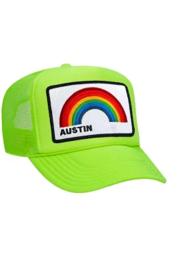 Trucker Hats | Trucker Hats | Aviator Nation AUSTIN RAINBOW TRUCKER HAT