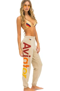 Sweatpants | Aviator Nation 2 SWEATPANTS - SAND