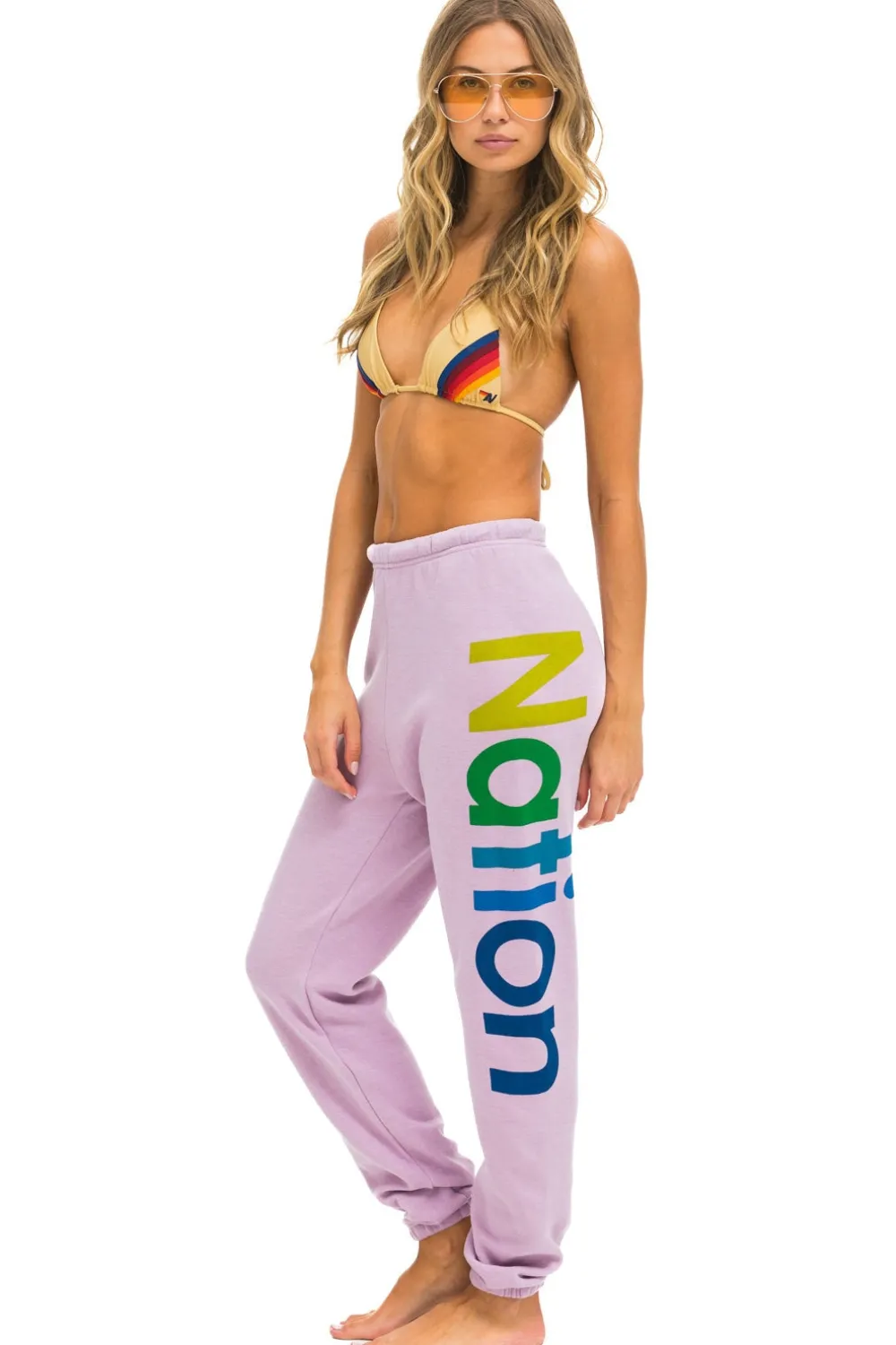 Sweatpants | Aviator Nation 2 SWEATPANTS - MAUVE