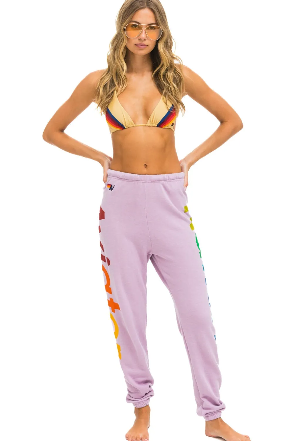 Sweatpants | Aviator Nation 2 SWEATPANTS - MAUVE
