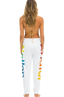 Sweatpants | Aviator Nation 2 SWEATPANTS - WHITE