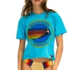Boyfriend Tees | Aviator Nation ASPEN BOYFRIEND TEE - NEON BLUE NEONBLUE