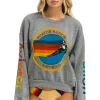 Sweatshirts | Sweatshirts | Aviator Nation ASPEN RELAXED CREW SWEATSHIRT - HEATHER GREY HEATHERGREY