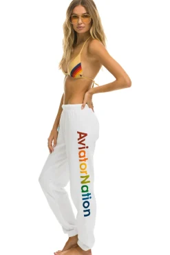 Sweatpants | Aviator Nation ASPEN SWEATPANTS - WHITE