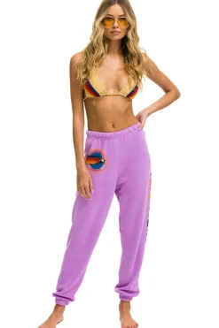 Sweatpants | Aviator Nation ASPEN SWEATPANTS - NEON PURPLE NEONPURPLE