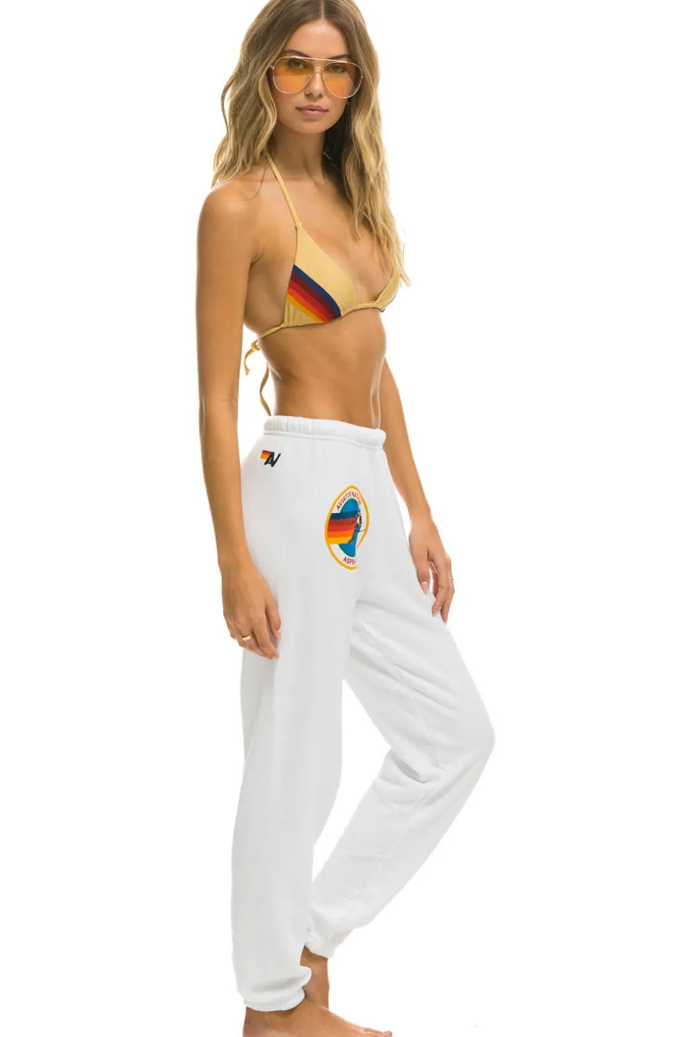 Sweatpants | Aviator Nation ASPEN SWEATPANTS - WHITE