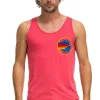 Tanks | Aviator Nation ASPEN TANK - NEON RED NEONRED