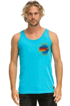 Tanks | Aviator Nation ASPEN TANK - NEON BLUE NEONBLUE