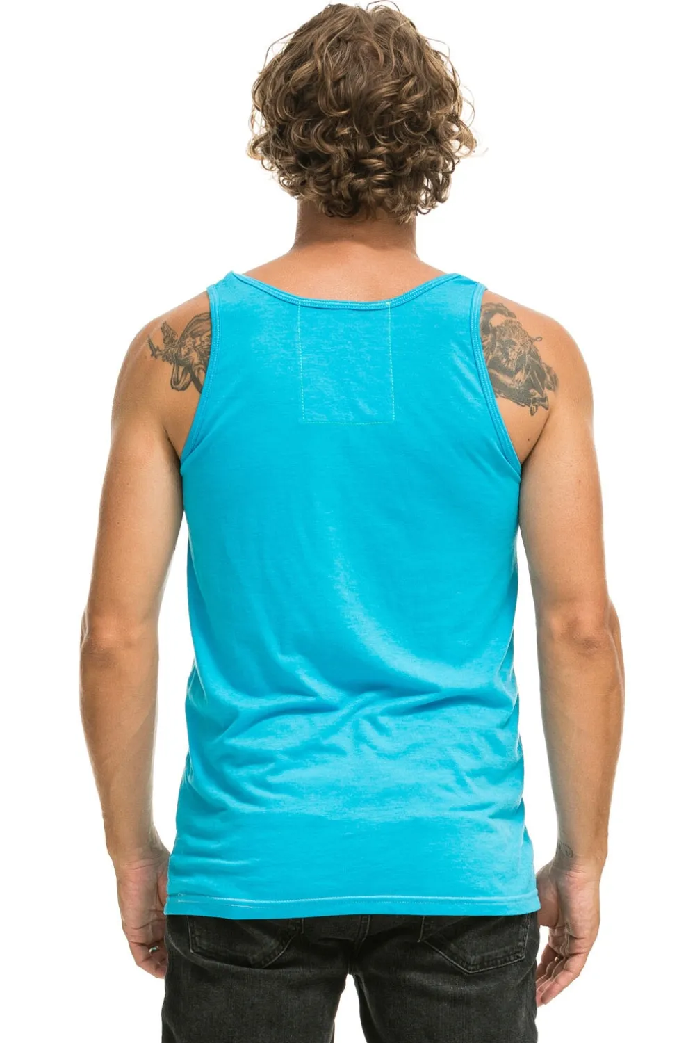 Tanks | Aviator Nation ASPEN TANK - NEON BLUE NEONBLUE