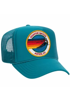 Trucker Hats | Trucker Hats | Aviator Nation ASPEN TRUCKER HAT