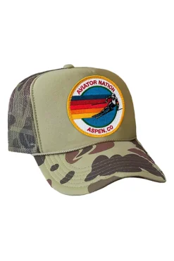 Trucker Hats | Trucker Hats | Aviator Nation ASPEN TRUCKER HAT