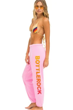 Collab Merchandise | Collab Merchandise | Aviator Nation BOTTLEROCK 2024 SWEATPANTS - NEON PINK NEONPINK