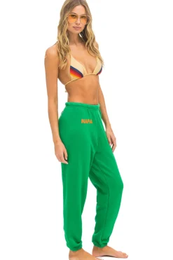 Collab Merchandise | Collab Merchandise | Aviator Nation BOTTLEROCK 2024 SWEATPANTS - KELLY GREEN KELLYGREEN
