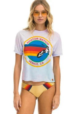 Boyfriend Tees | Tees | Aviator Nation BOYFRIEND TEE - TIE DYE BUBBLEGUM TIEDYEBUBBLEGUM