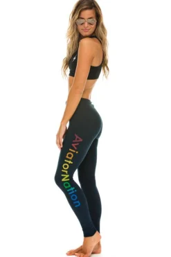 Activewear | Activewear | Aviator Nation FULL LENGTH LEGGINGS - CHARCOAL