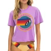 Boyfriend Tees | Aviator Nation HAIGHT ASHBURY BOYFRIEND TEE - NEON PURPLE NEONPURPLE