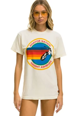 Tees | Tees | Aviator Nation HAIGHT ASHBURY TEE - VINTAGE WHITE VINTAGEWHITE