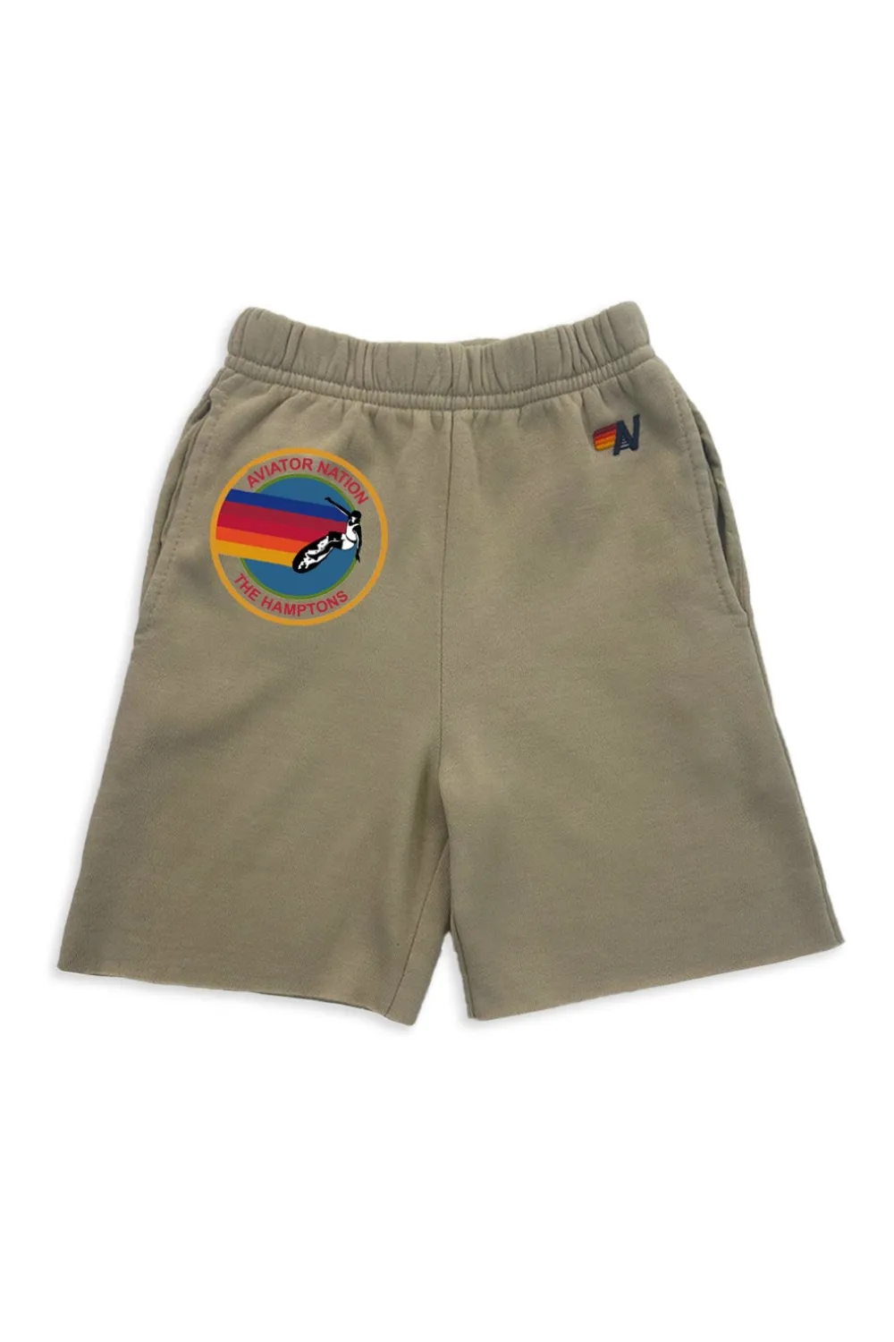 Kid's Shorts | Aviator Nation HAMPTONS KIDS SWEATSHORTS - SAND