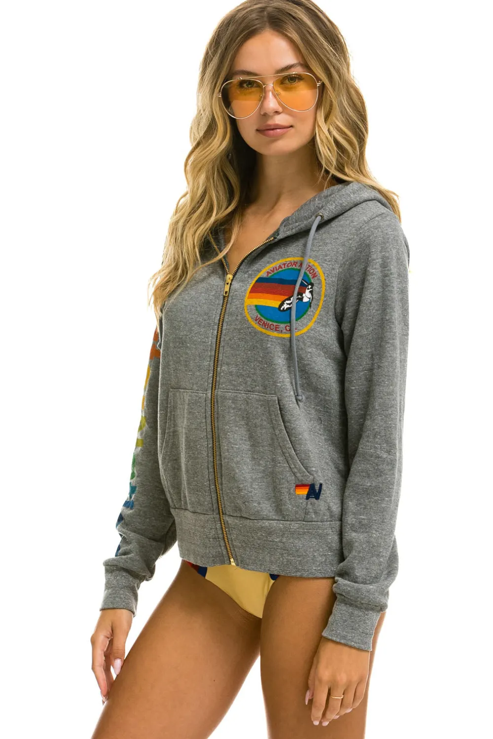 Hoodies | Hoodies | Aviator Nation HOODIE - HEATHER GREY HEATHERGREY