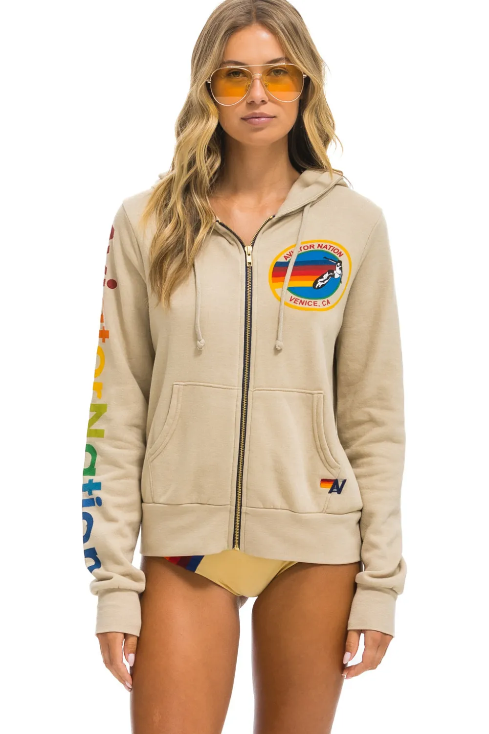 Hoodies | Hoodies | Aviator Nation HOODIE - SAND