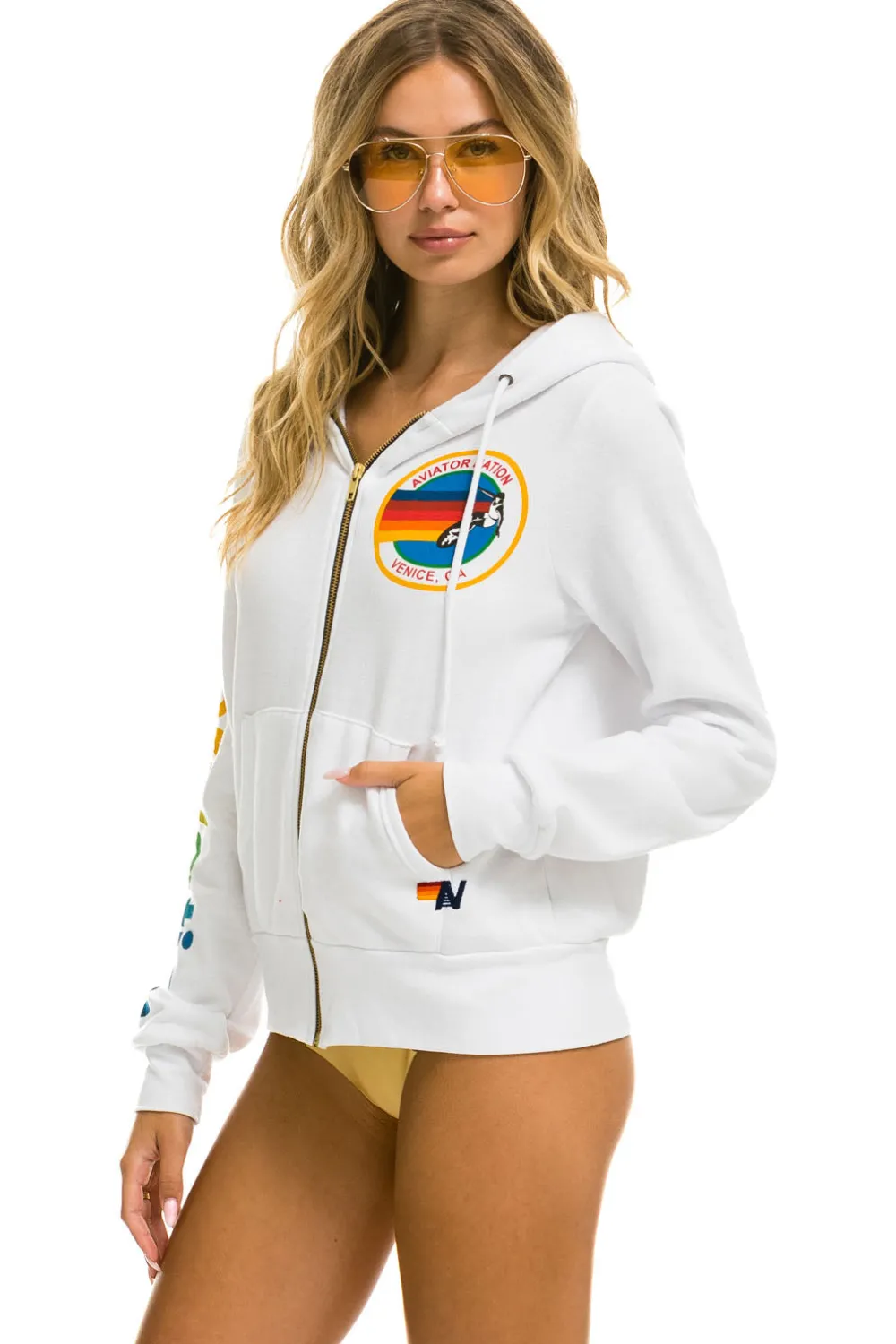 Hoodies | Hoodies | Aviator Nation HOODIE - WHITE