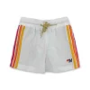 Kid's Swim | Kid's Shorts | Aviator Nation KIDS FLEX BOARD SHORTS - WHITE