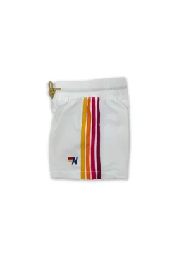 Kid's Swim | Kid's Shorts | Aviator Nation KIDS FLEX BOARD SHORTS - WHITE