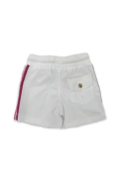 Kid's Swim | Kid's Shorts | Aviator Nation KIDS FLEX BOARD SHORTS - WHITE