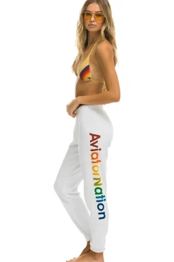 Sweatpants | Aviator Nation LA JOLLA SWEATPANTS - WHITE