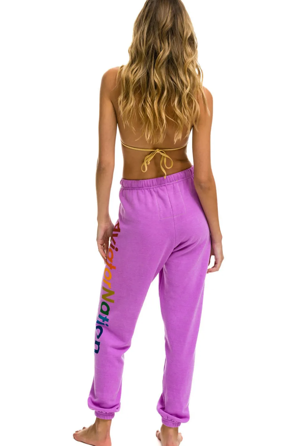 Sweatpants | Aviator Nation LA JOLLA SWEATPANTS - NEON PURPLE NEONPURPLE