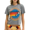 Boyfriend Tees | Aviator Nation LAGUNA BEACH BOYFRIEND TEE - HEATHER GREY HEATHERGREY
