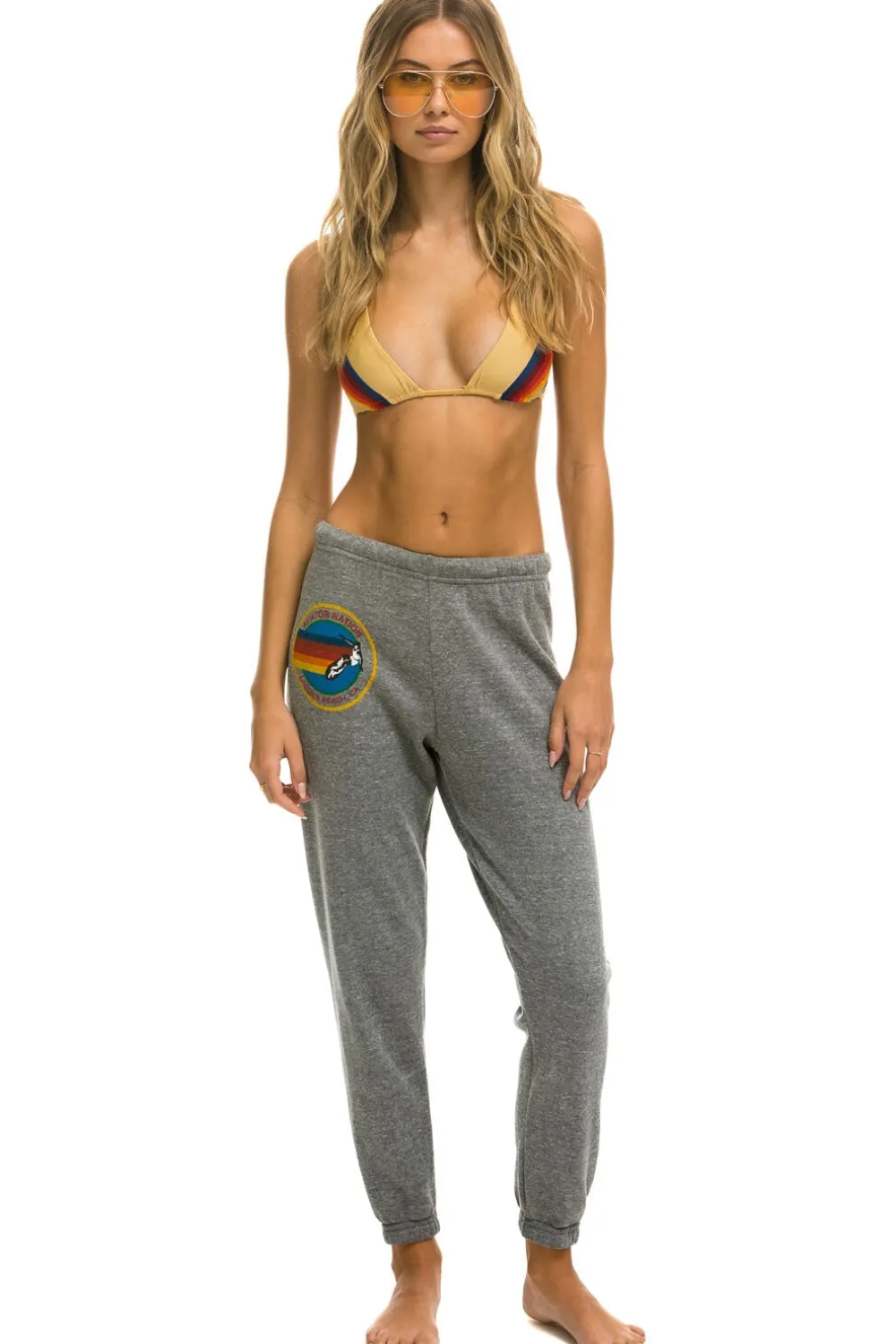 Sweatpants | Aviator Nation LAGUNA BEACH SWEATPANTS - HEATHER GREY HEATHERGREY