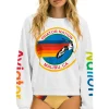 Sweatshirts | Sweatshirts | Aviator Nation MALIBU RELAXED CREW SWEATSHIRT - WHITE