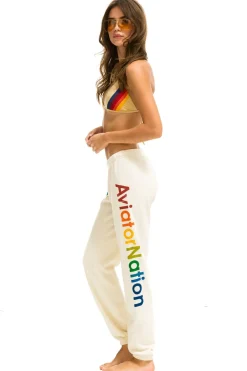 Sweatpants | Aviator Nation MALIBU SWEATPANTS - VINTAGE WHITE VINTAGEWHITE