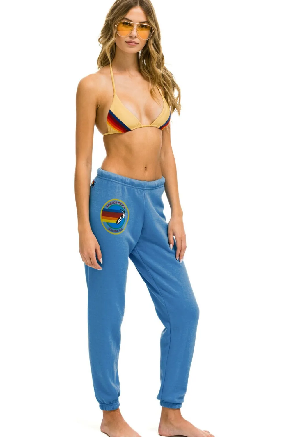 Sweatpants | Aviator Nation MALIBU SWEATPANTS - COBALT