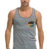 Tanks | Aviator Nation MALIBU TANK - HEATHER GREY HEATHERGREY