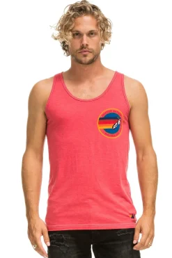 Tanks | Aviator Nation MALIBU TANK - NEON RED NEONRED
