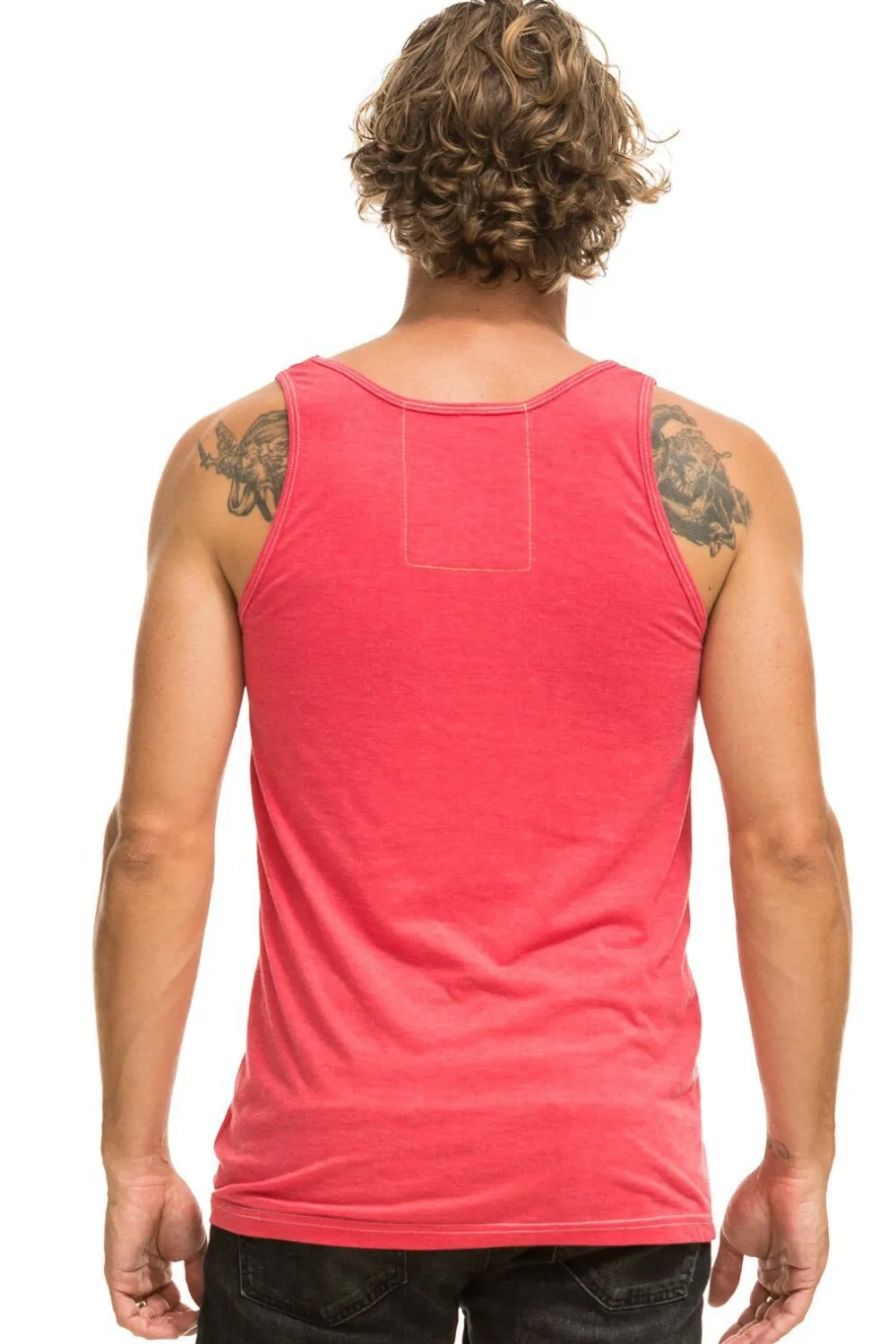Tanks | Aviator Nation MALIBU TANK - NEON RED NEONRED
