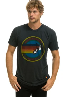 Tees | Tees | Aviator Nation MIAMI TEE -   CHARCOAL