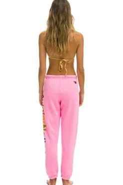 Sweatpants | Aviator Nation MILL VALLEY SWEATPANTS - NEON PINK NEONPINK