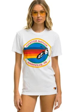 Tees | Tees | Aviator Nation NASHVILLE TEE - WHITE
