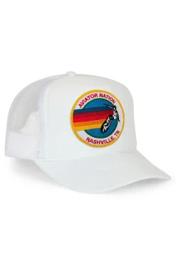 Trucker Hats | Trucker Hats | Aviator Nation NASHVILLE VINTAGE LOW RISE TRUCKER HAT